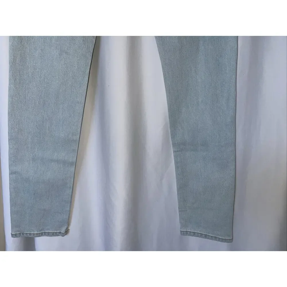 NEW Fashion Nova Mens ‘Cornell’ Light Wash Skinny Jean 29” Inseam Size 30